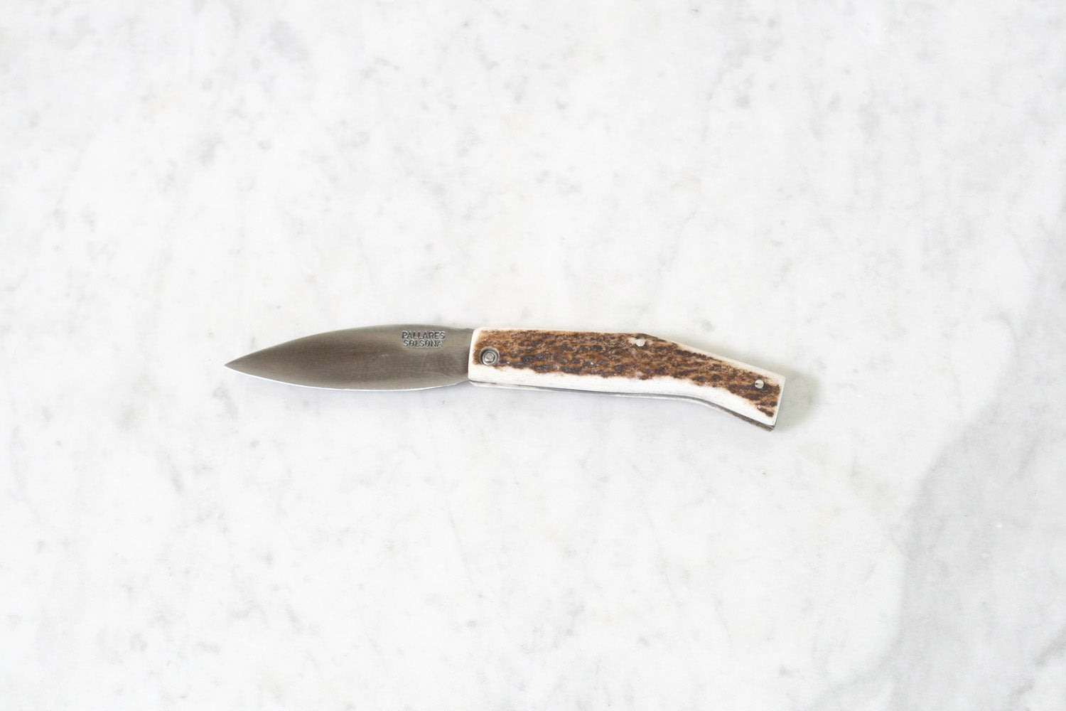 Pallarès Solsona Busa Pocket Knife Deer Horn