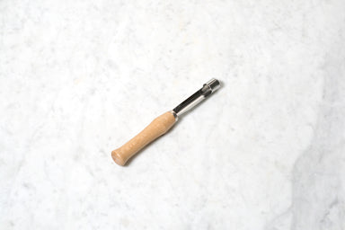 German apple corer with wooden handle