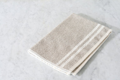 Linen & Cotton Neutral Stripe Hand Towels