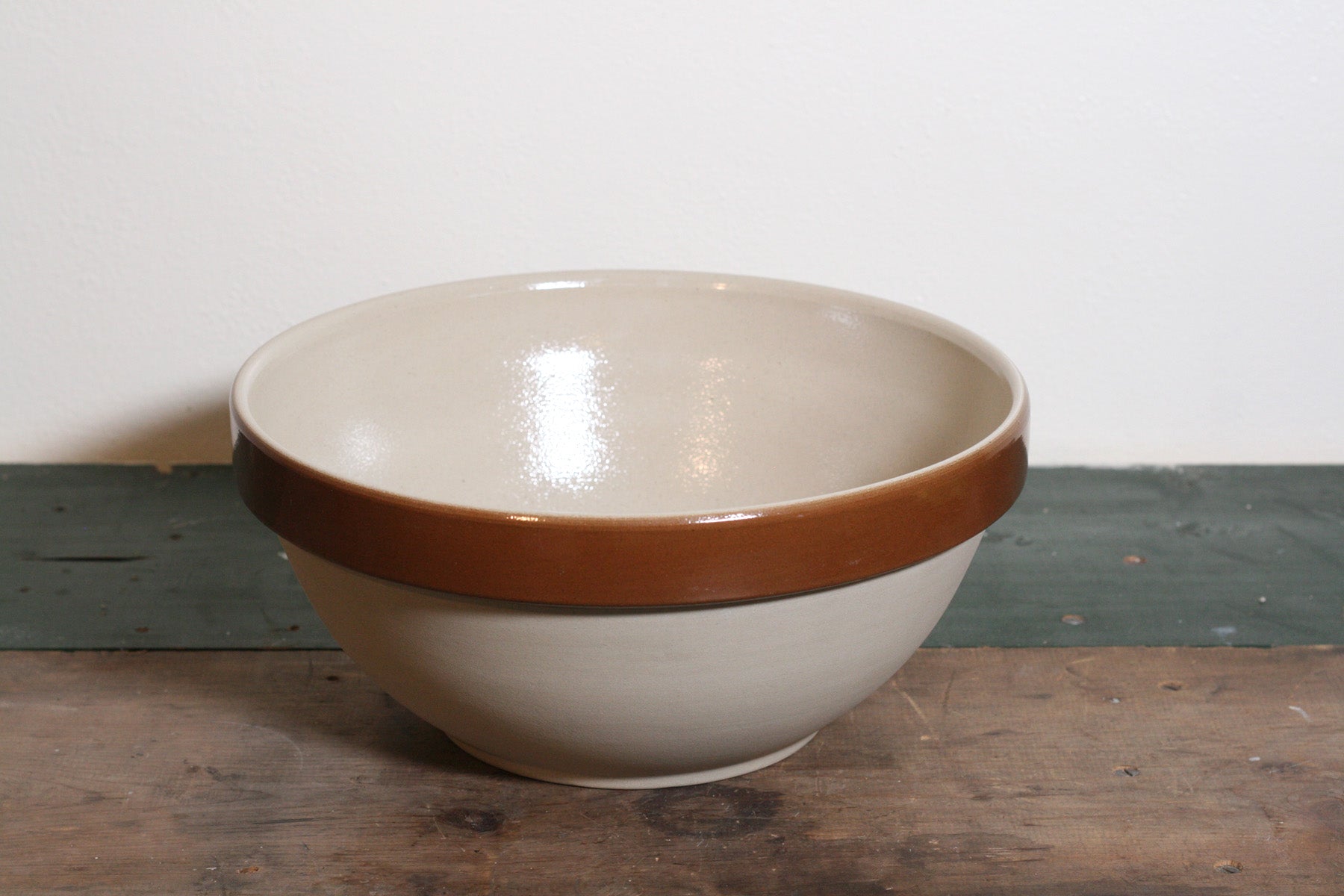 Extra Large French Stoneware Bowl