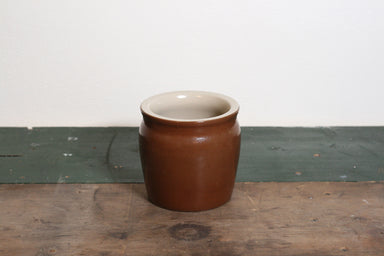 Classic Brown Glaze Stoneware Crock
