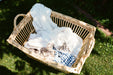 French Wicker Laundry Basket