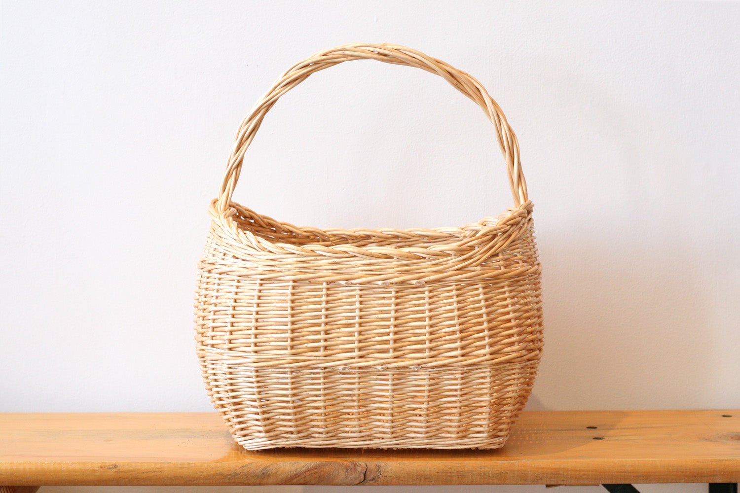 Wicker Market Basket