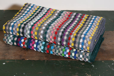 Checked Cotton "Pit" Bath Towel