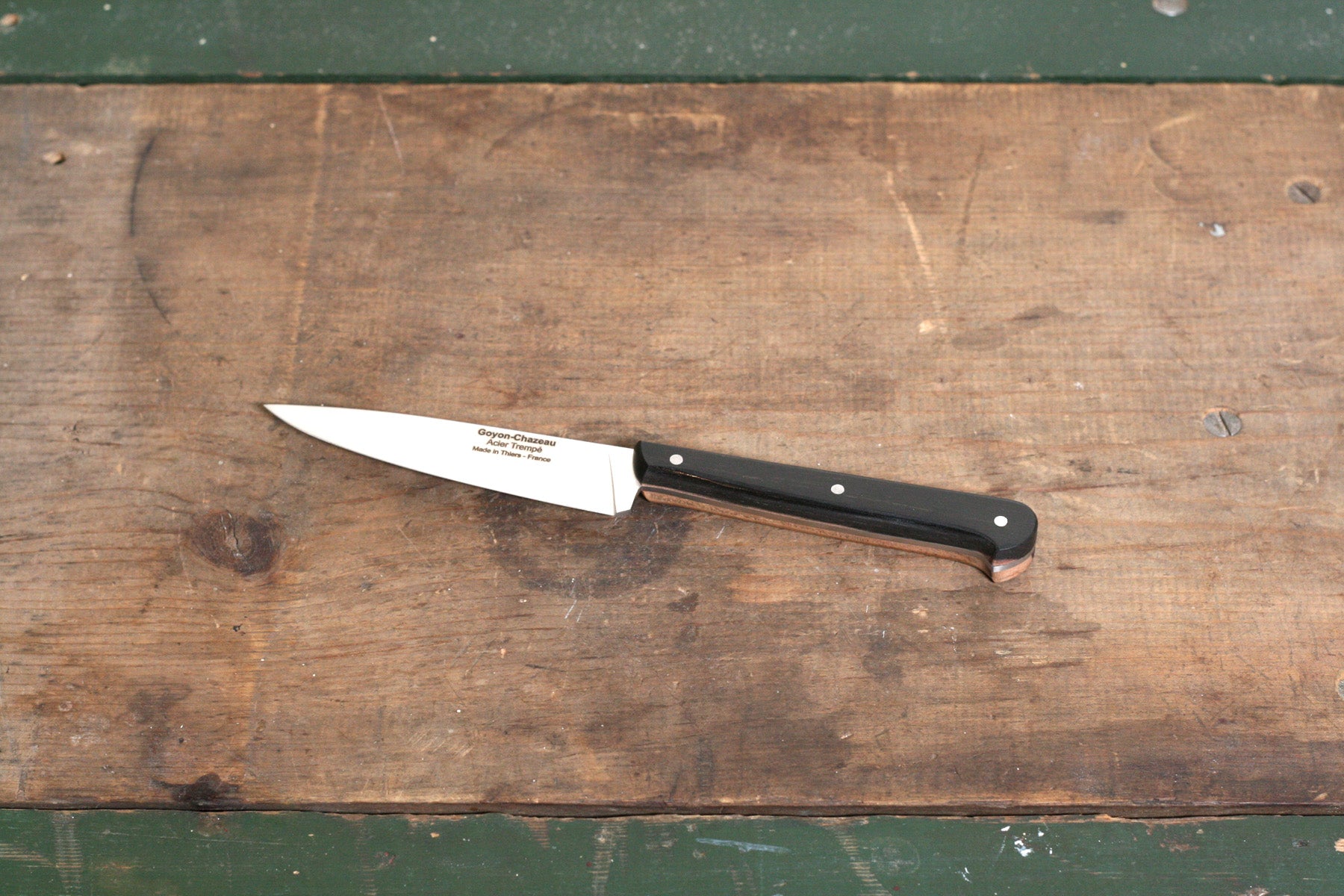 Le P'tit Tradi Paring Knife, Ebony and Sapwood Handle