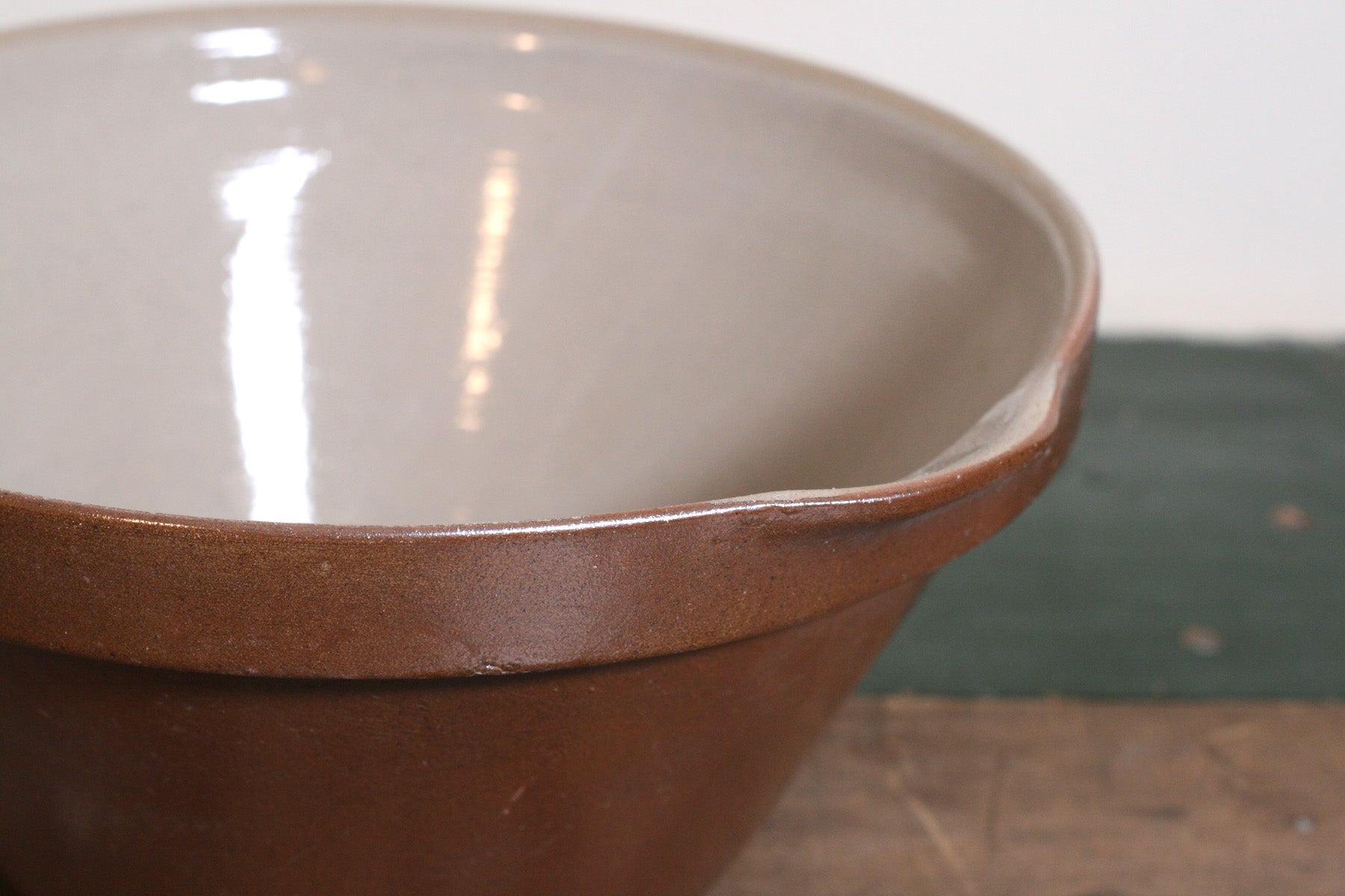 Vintage French Salt Glazed Bowl