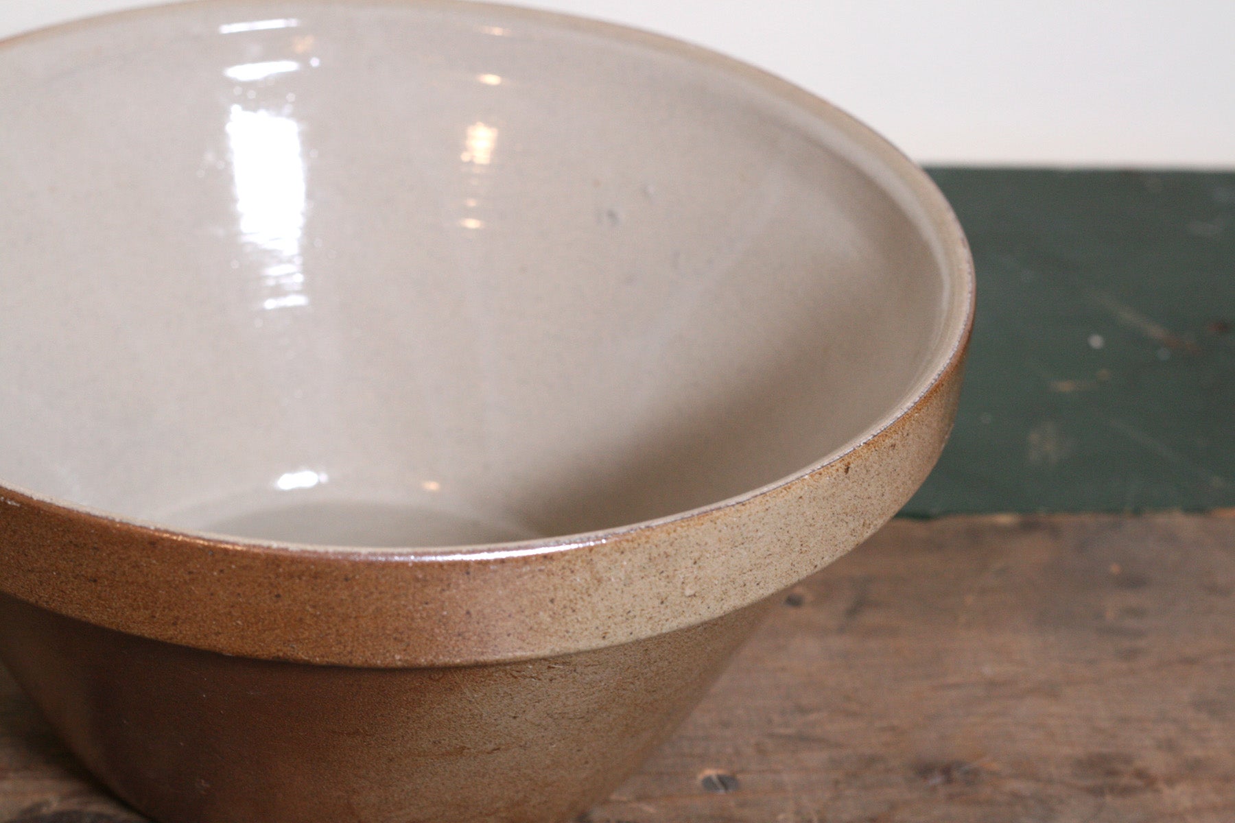 Vintage French Salt Glazed Bowl