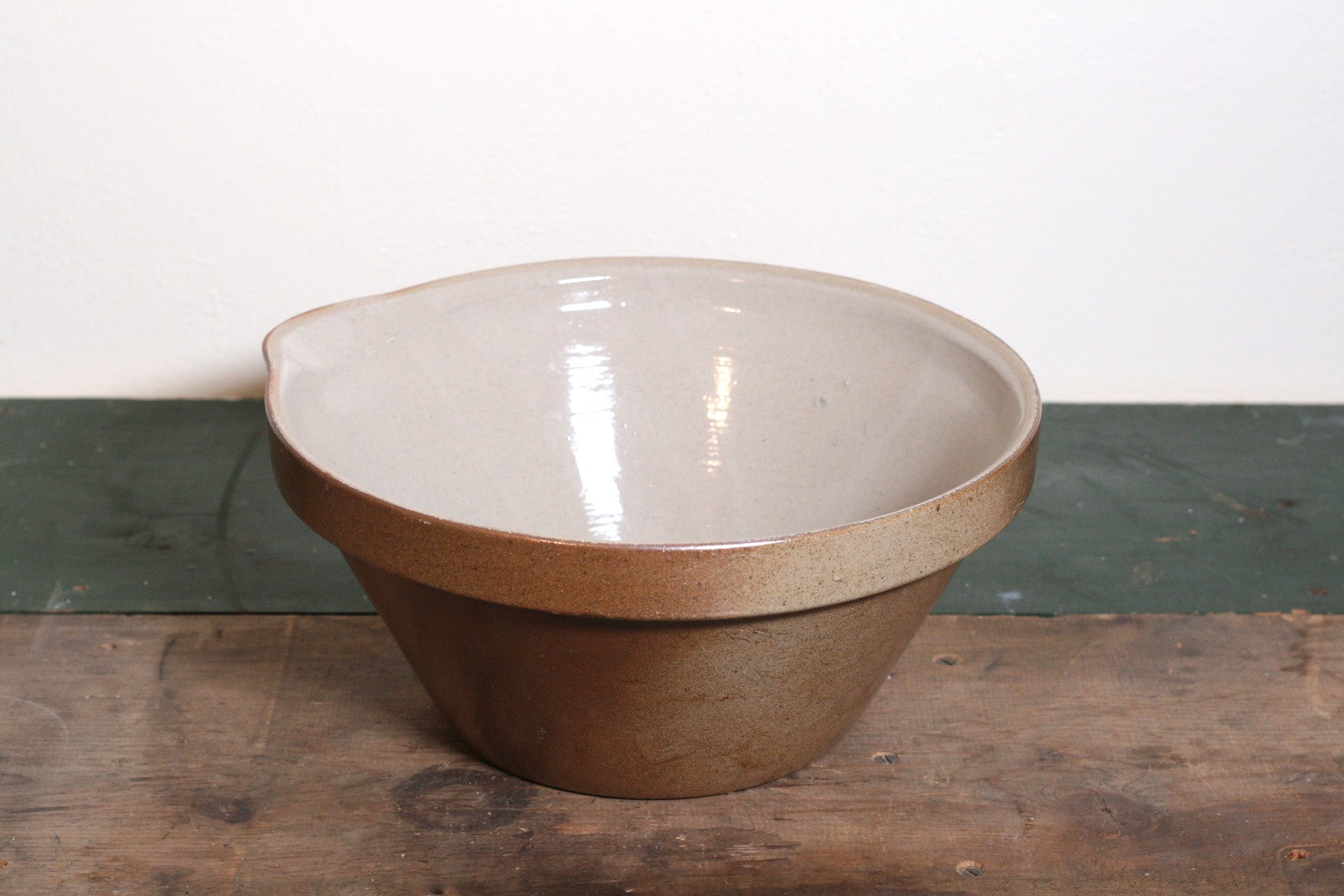 Vintage French Salt Glazed Bowl