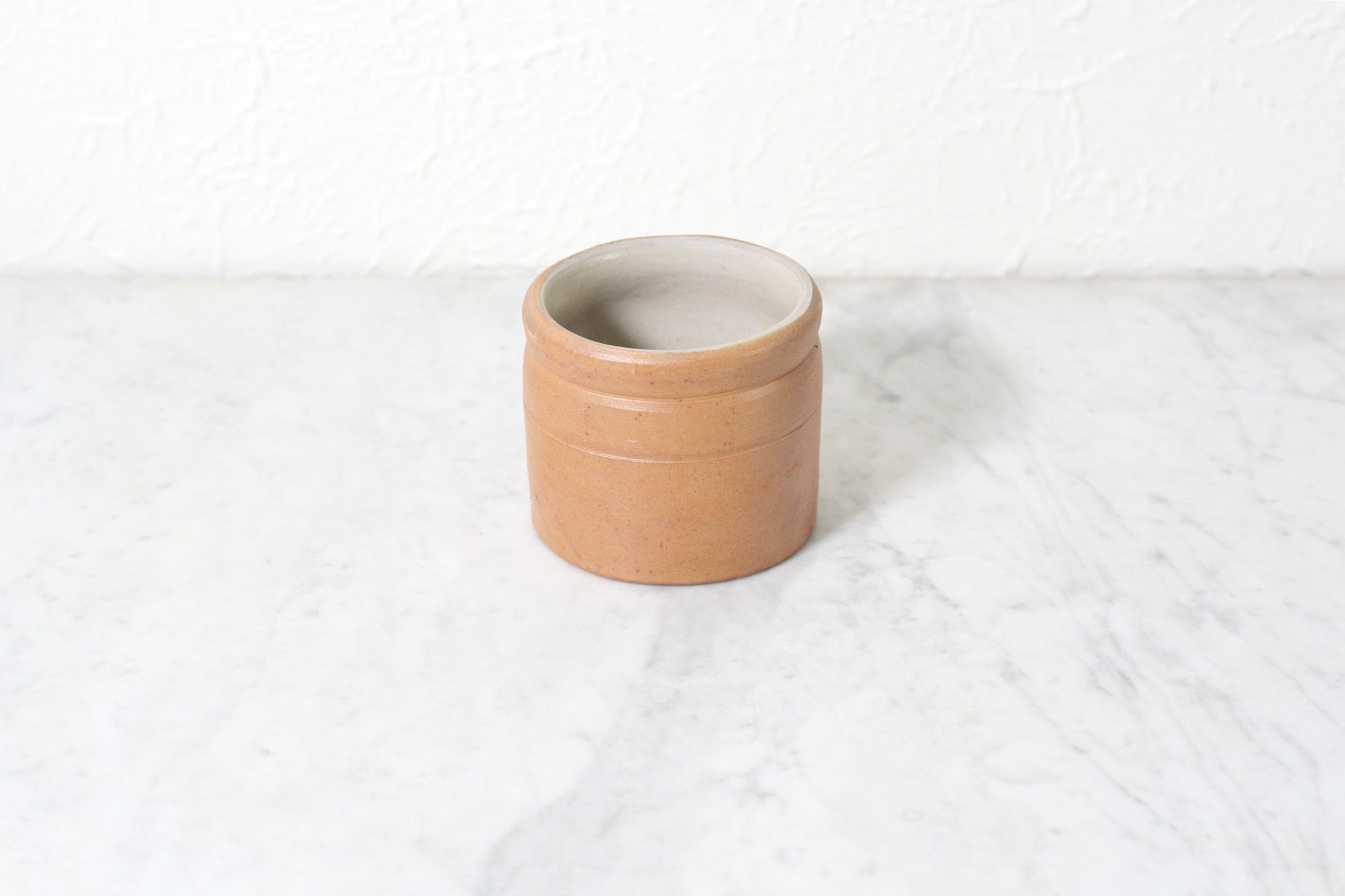 Petite French Stoneware Jar, Salt Glazed