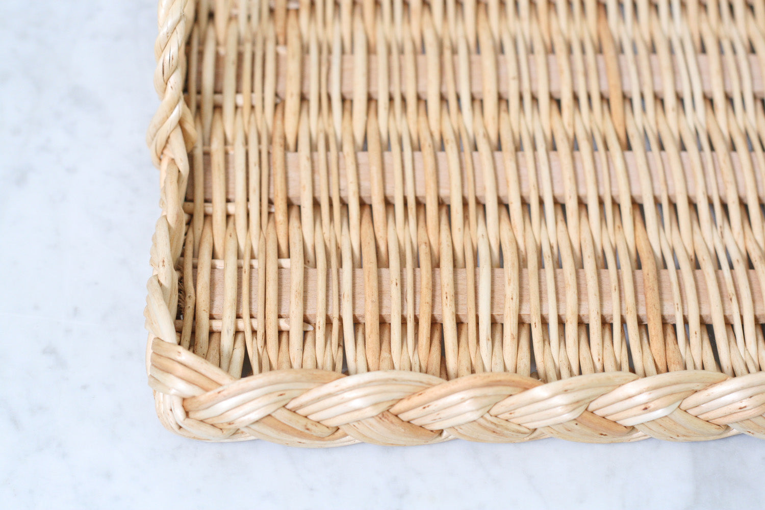 French Wicker Serving Tray