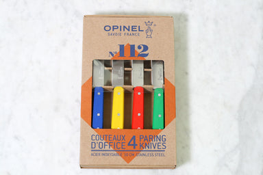 Opinel No 112 Paring Knife, Set of 4