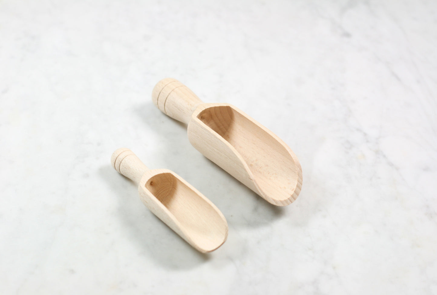 Beech Wood Scoop, wooden scoop.