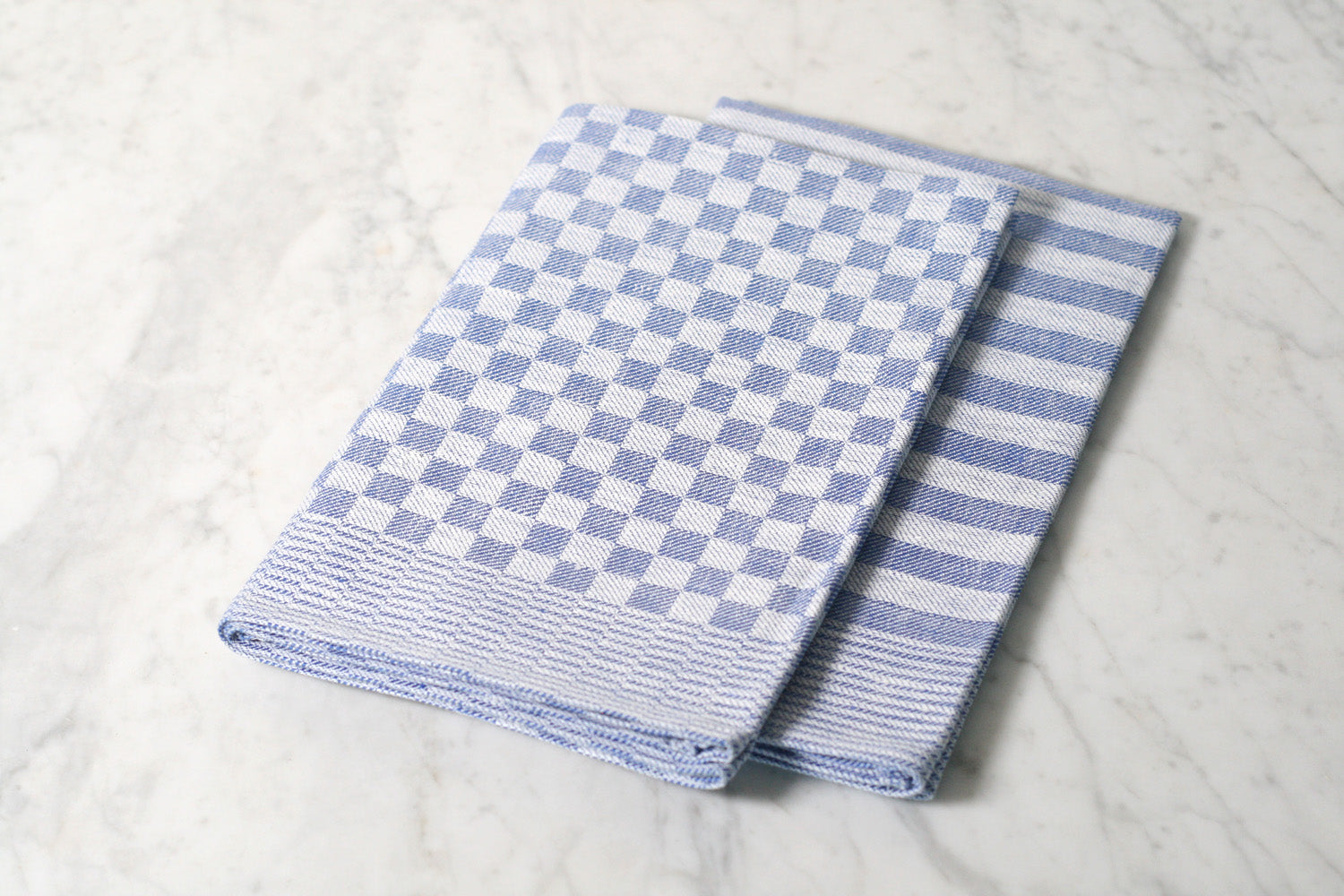 German Checked Linen Dish Towel