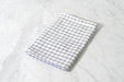 Blue and White Checked Dish Towel