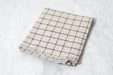 Cana Grid Linen Dish Towel