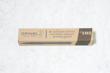Opinel No. 102 Paring Knife Set Carbon Steel