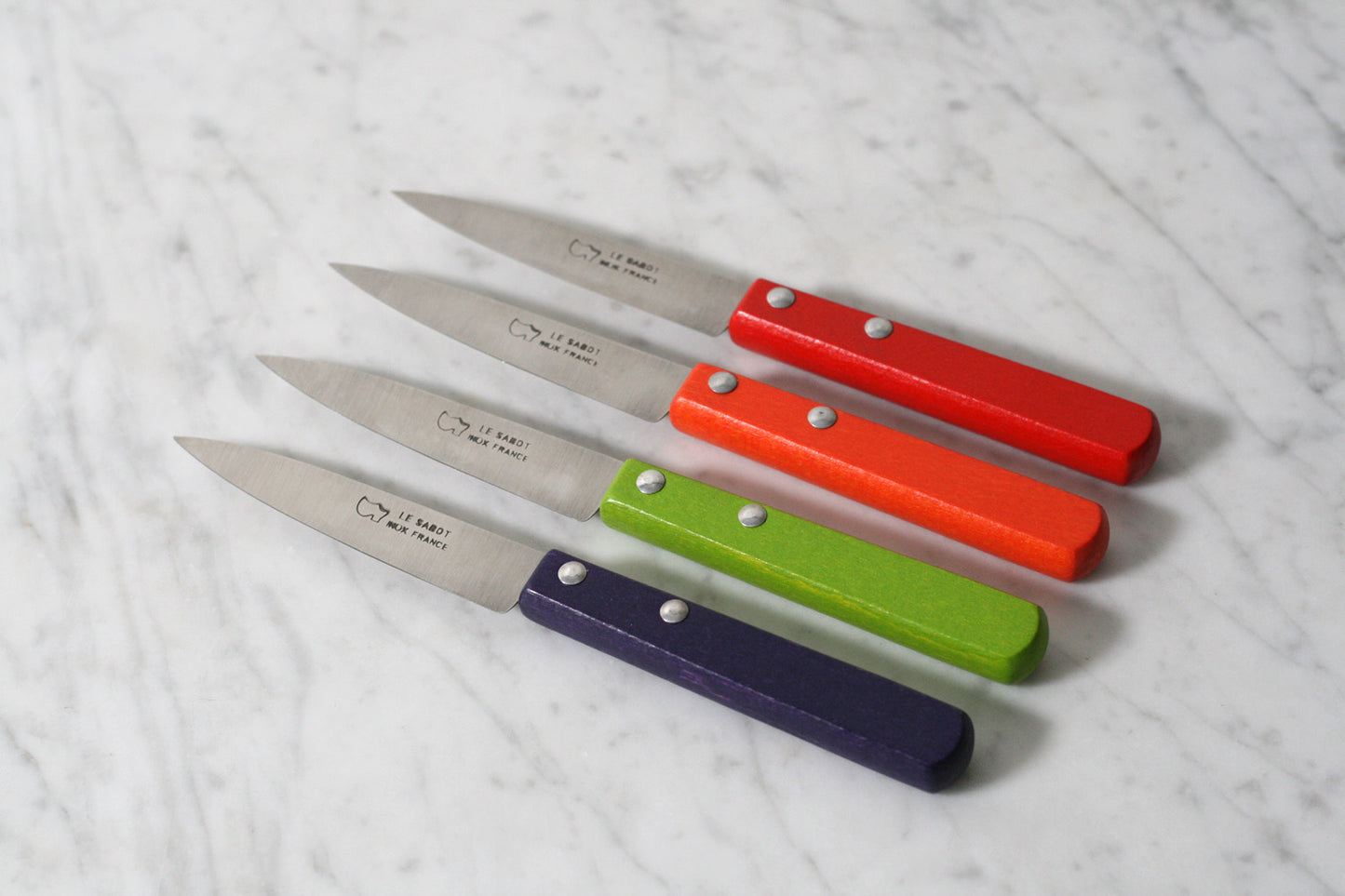 Colorful paring knives L'Econome Therias