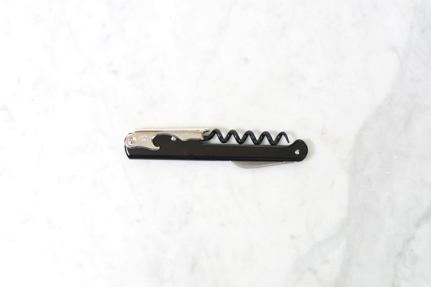 Waiter's Corkscrew Noir. Made in France.