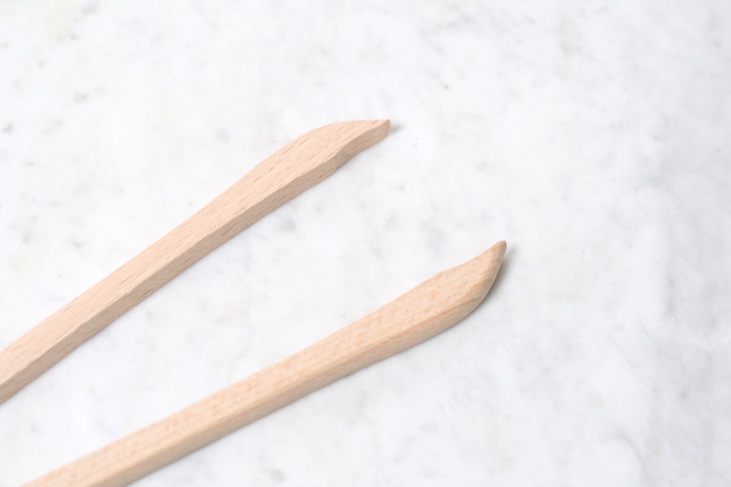 Beechwood Cornichon Tongs. Made in France.