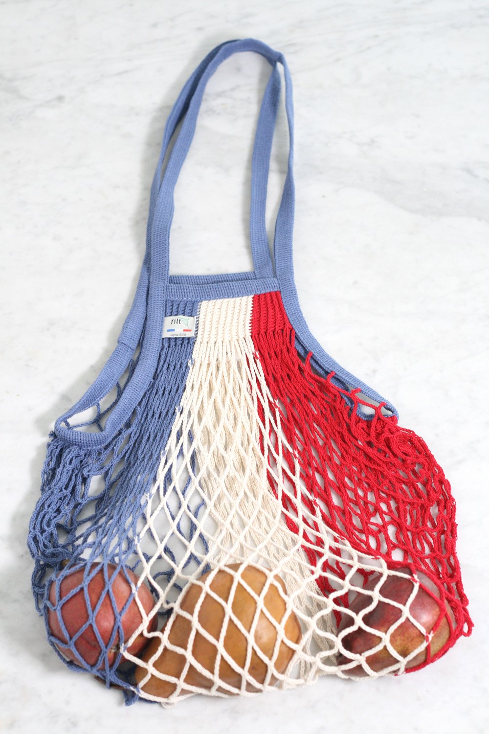 Filt French Market Net Bag Red White Blue - Made in France