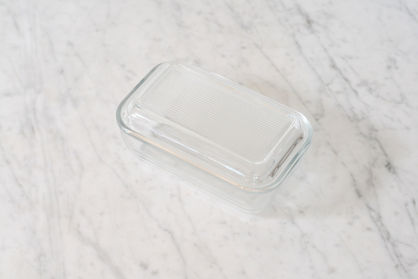 Luminarc Classic French Glass Butter Dish