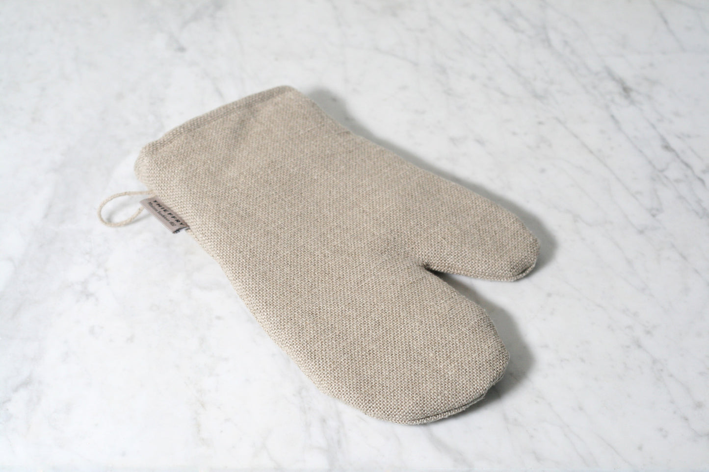 Natural Linen Oven Mitt