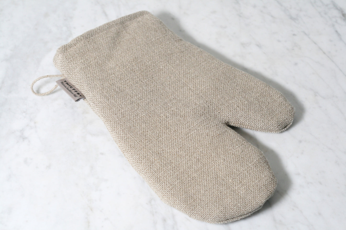 Natural Linen Oven Mitt