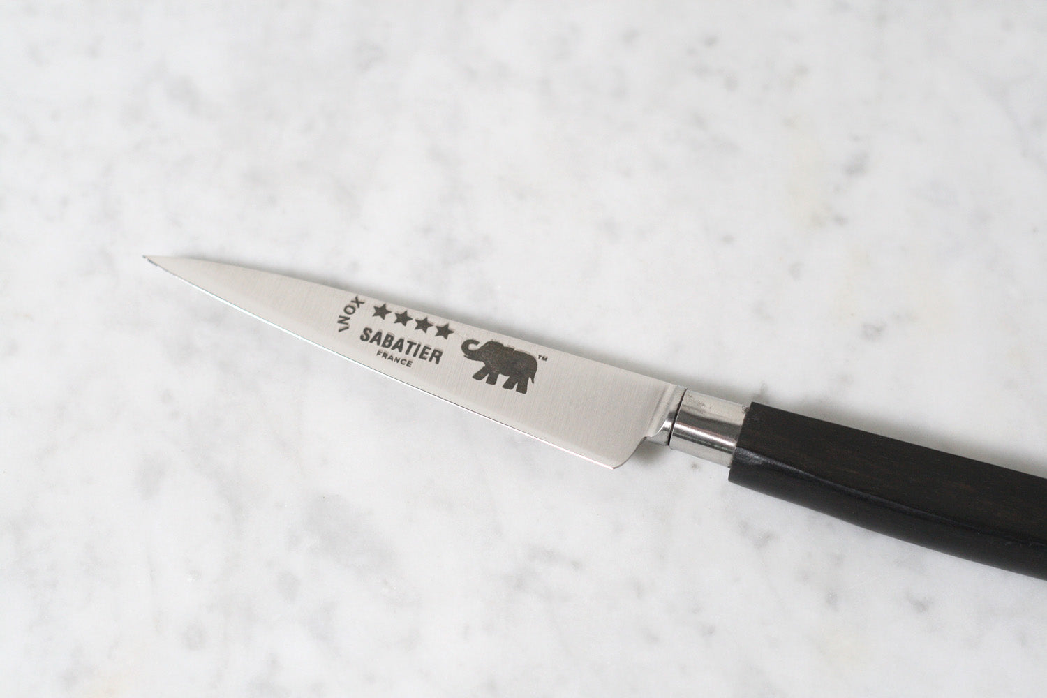 Nogent 10 cm Stainless Steel Paring Knife with Ebony Handle