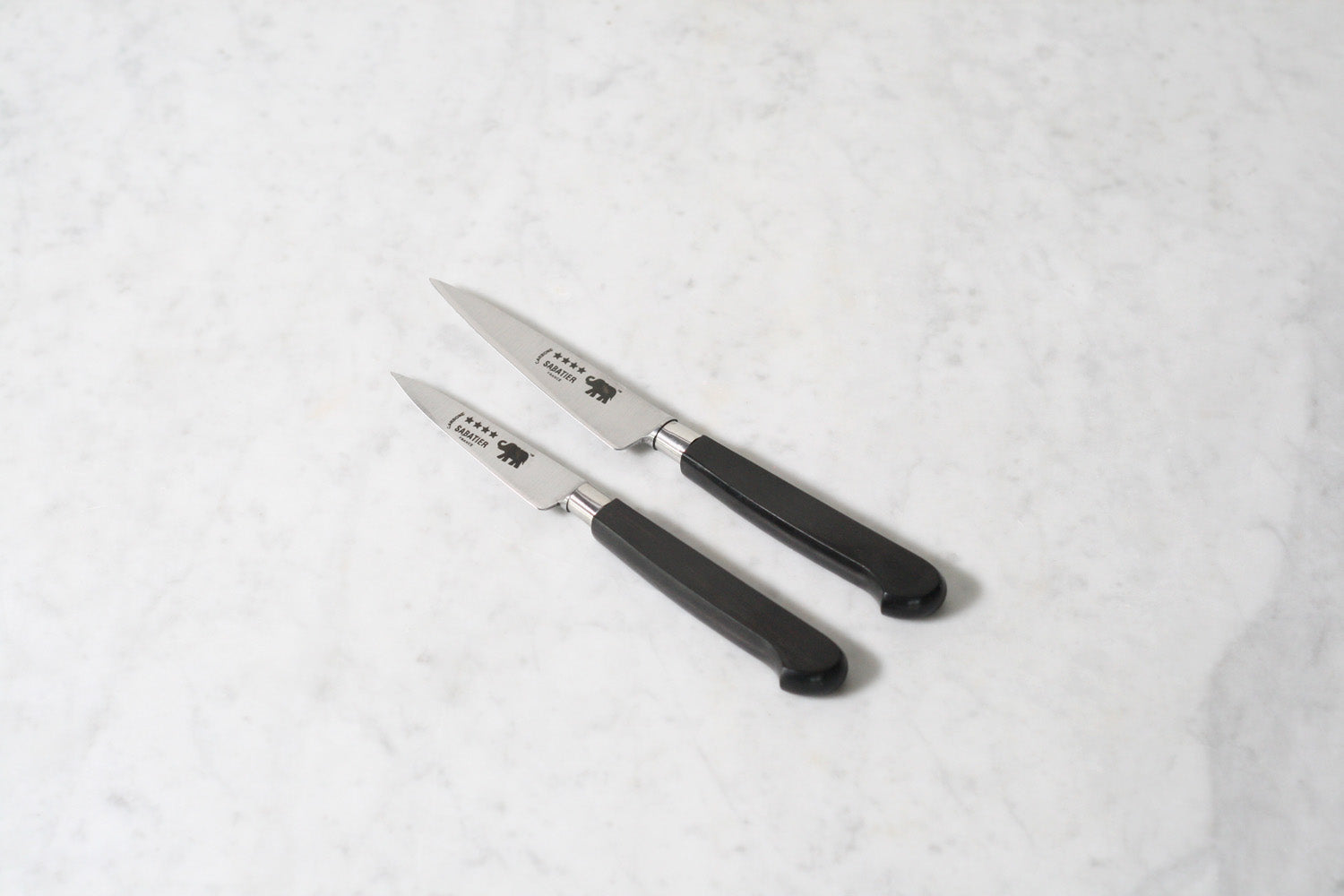 Nogent 8 cm Carbon Steel Paring Knife with Ebony Handle