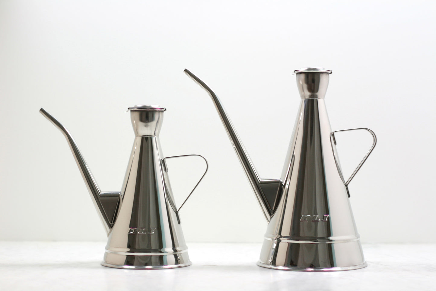 Spanish Stainless Steel Olive Oil Can