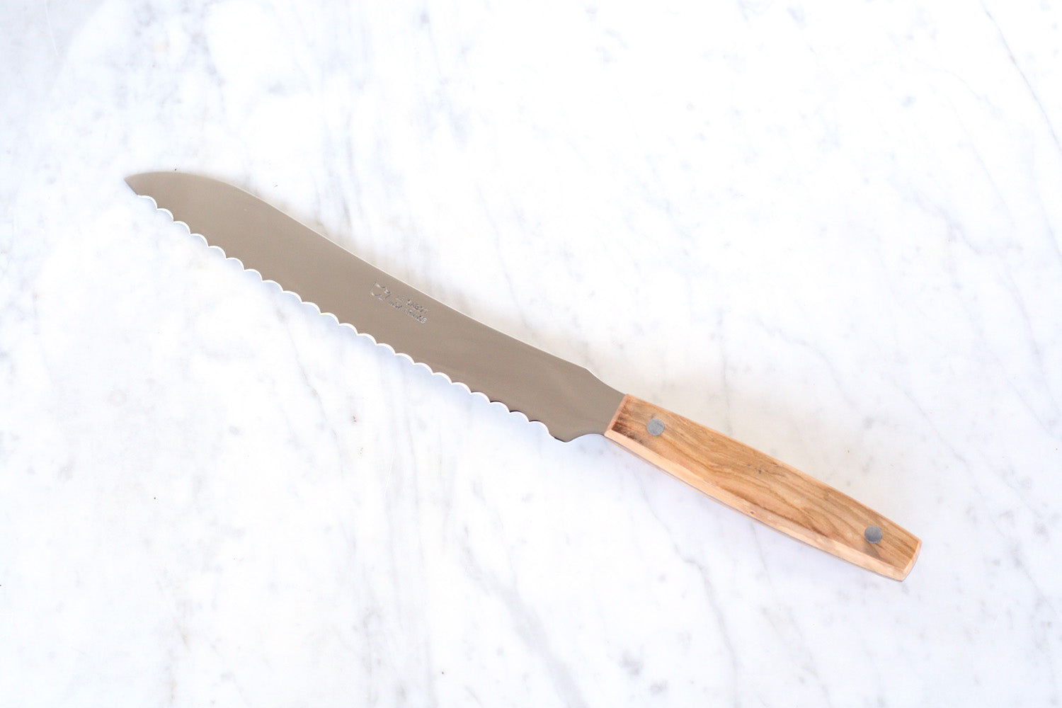Olivewood Bread Knife. Made in France.