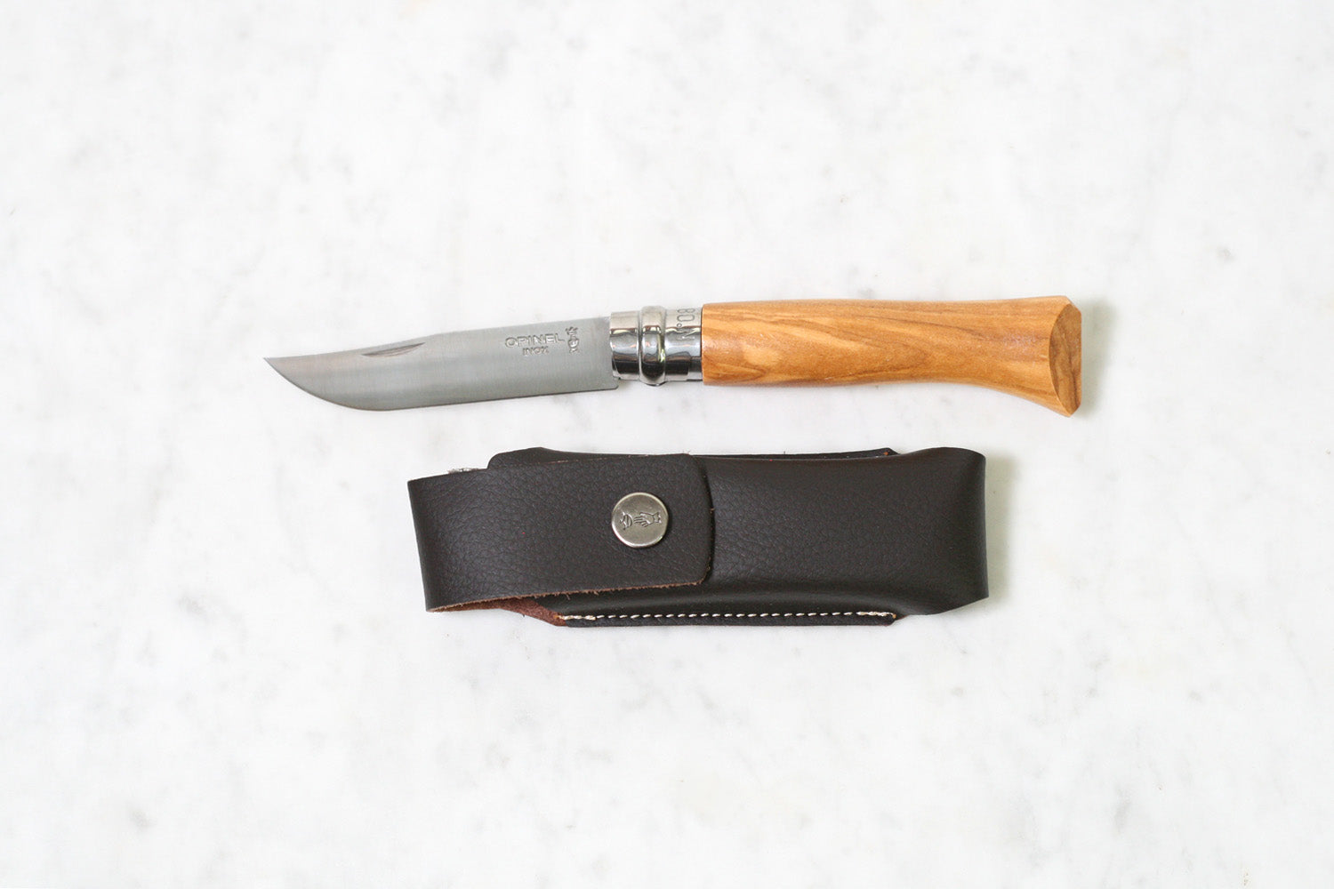 Opinel No. 8 Olivewood Folding Knife