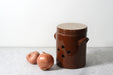 French Stoneware Onion & Garlic Pot