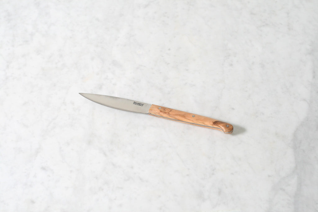Pallares Solsona - Busa Pocket Knife with Olive Wood Handle - Stainless  Steel