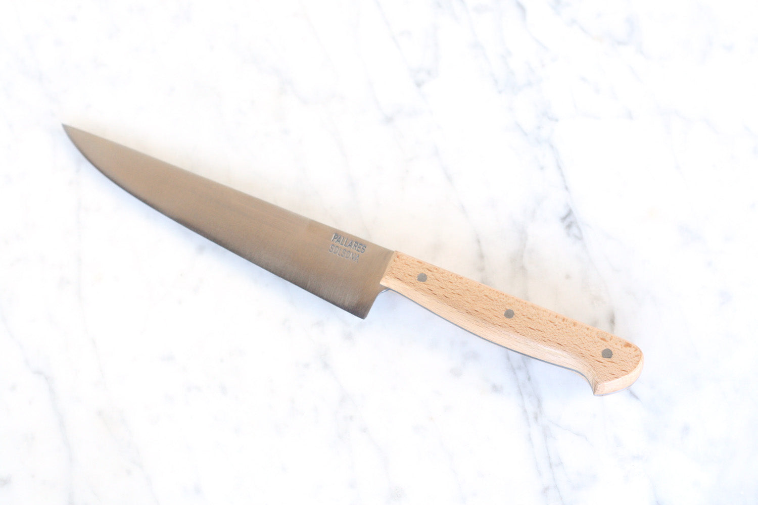 pallarès solsona chef's knife with boxwood handle - multiple sizes