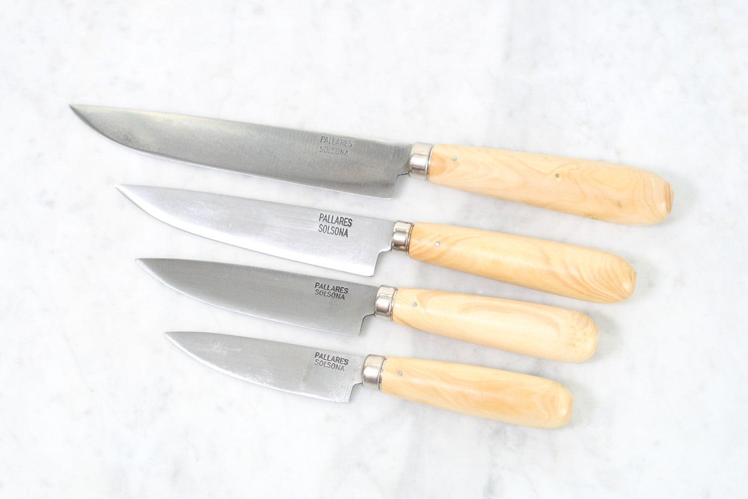Pallares Boxwood Round Belly Knives - Stock Culinary Goods