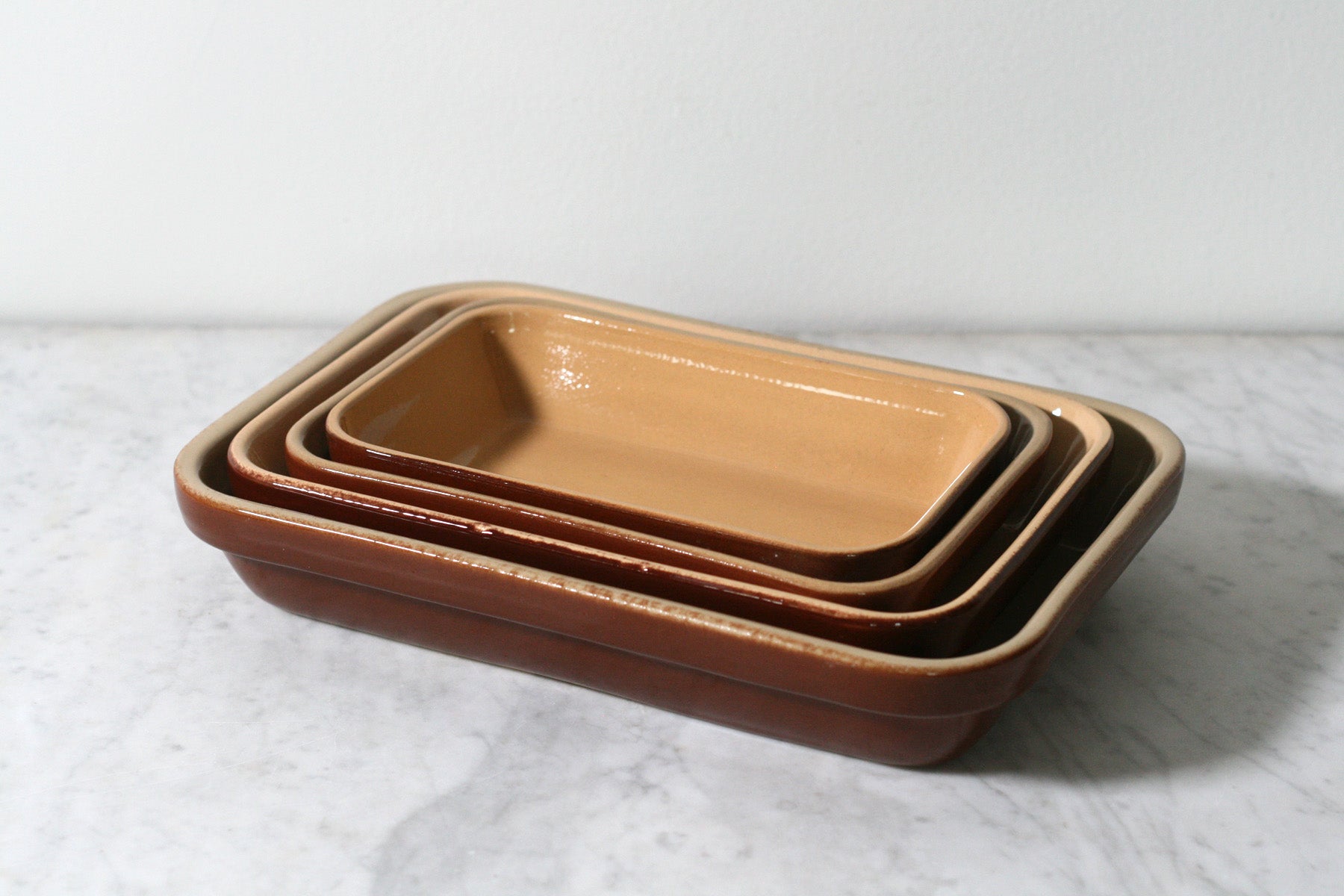 Manufacture de Digoin French Ceramic Mixing Bowls, 2 Colors