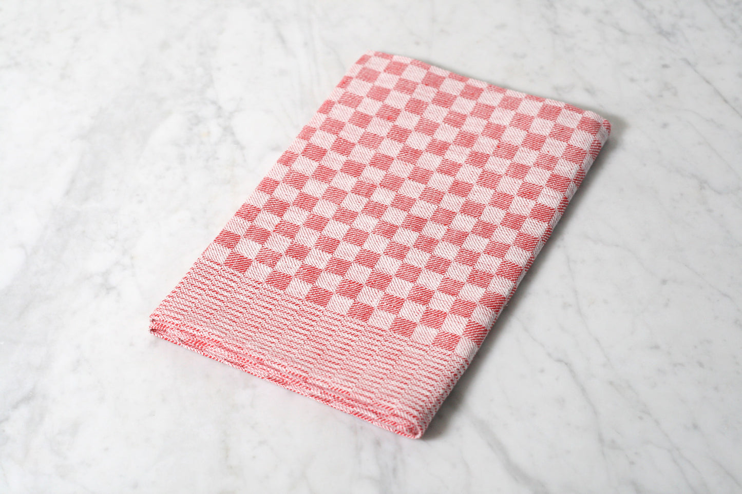German Checked Linen Dish Towel