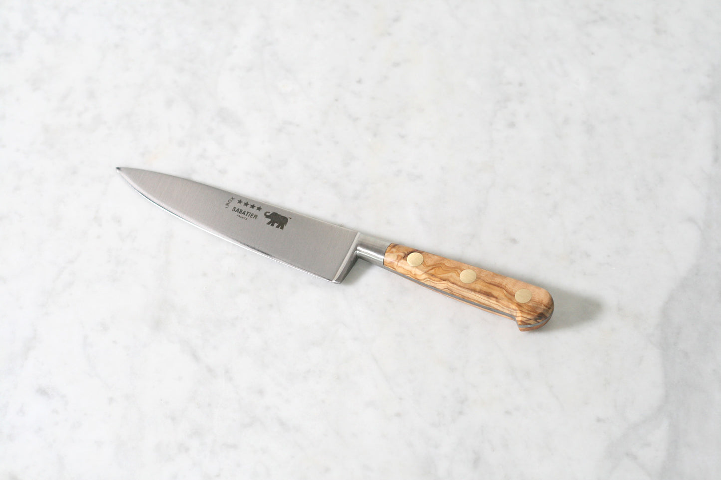 Thiers Issard Sabatier 6 inch Chef's Knife, Olivewood