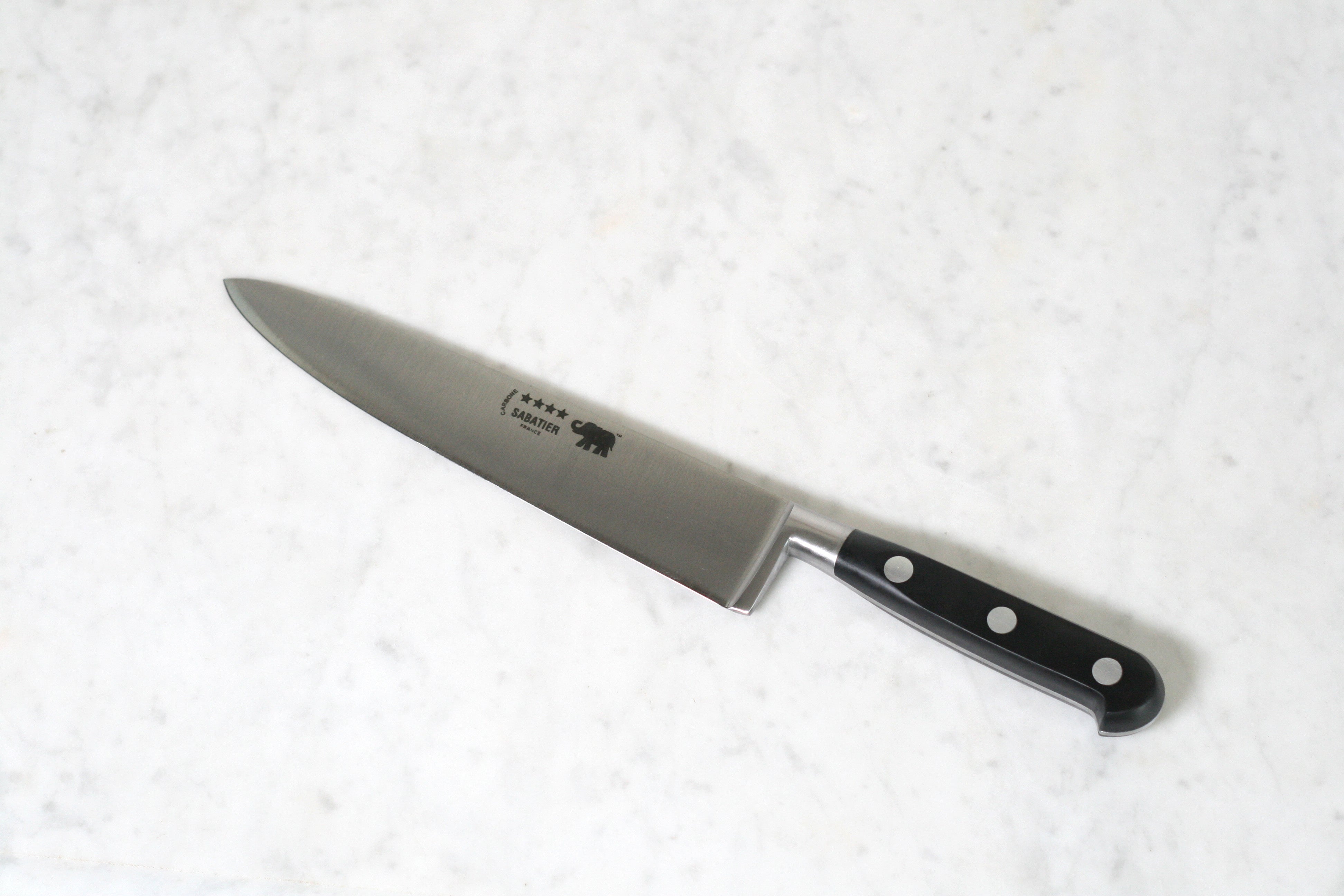 8 in (20 cm) Chef Knife - Carbon Steel – Sabatier Knife Shop