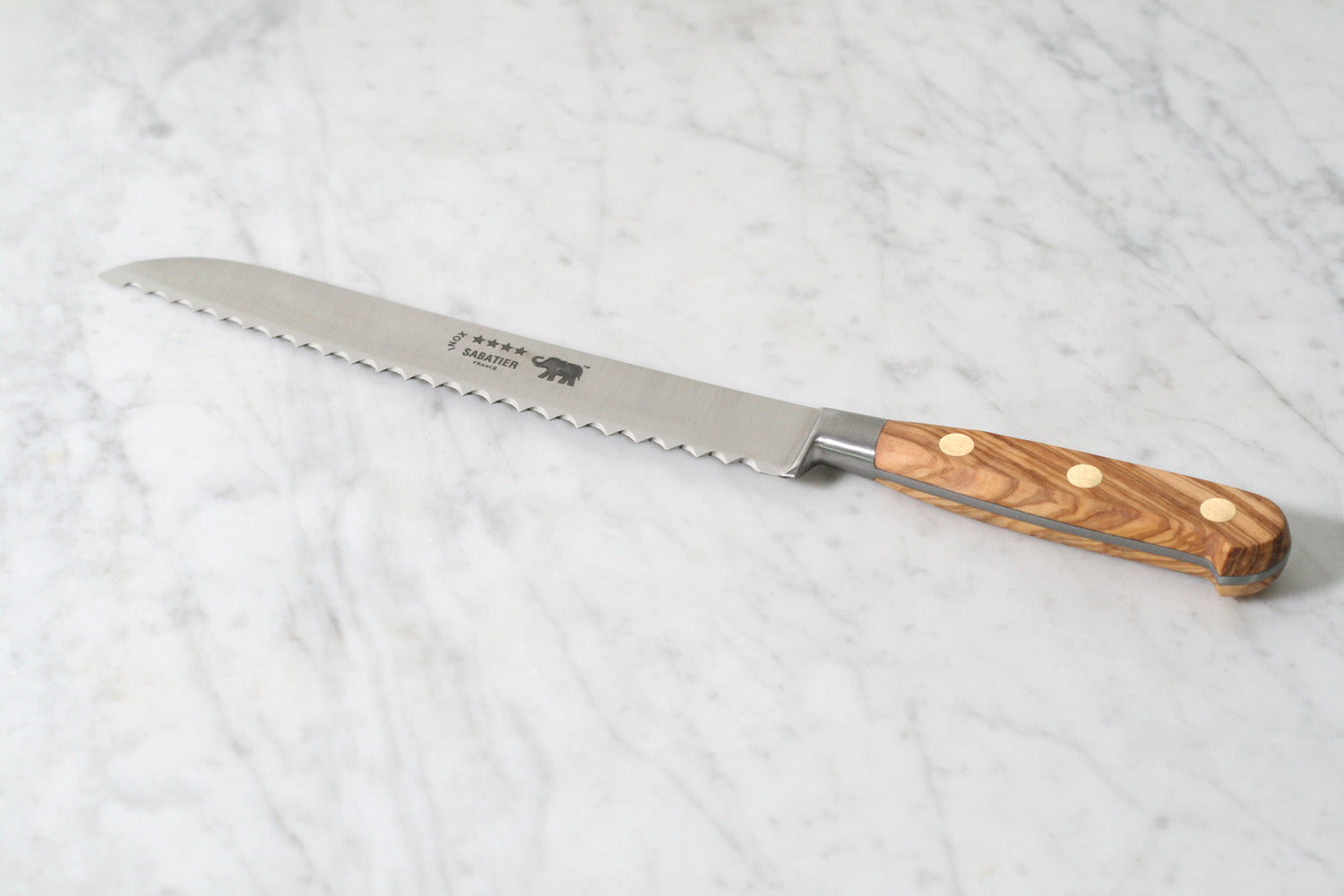Sabatier Bread Knife with Olivewood Handle