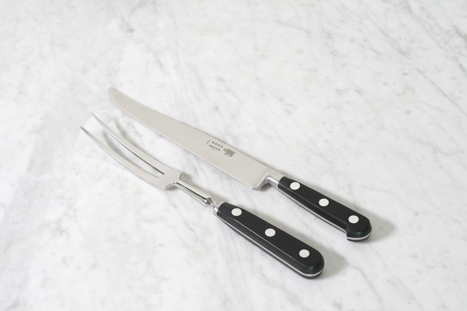 Sabatier Carving Set Stainless Steel