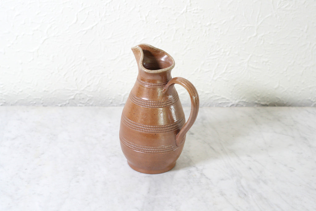 French Stoneware Big Spout Pitcher — Flotsam + Fork