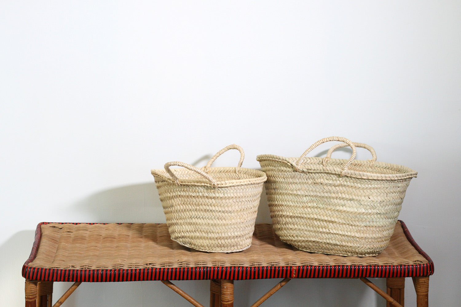 Small Sisal Handled French Market Basket — Flotsam + Fork