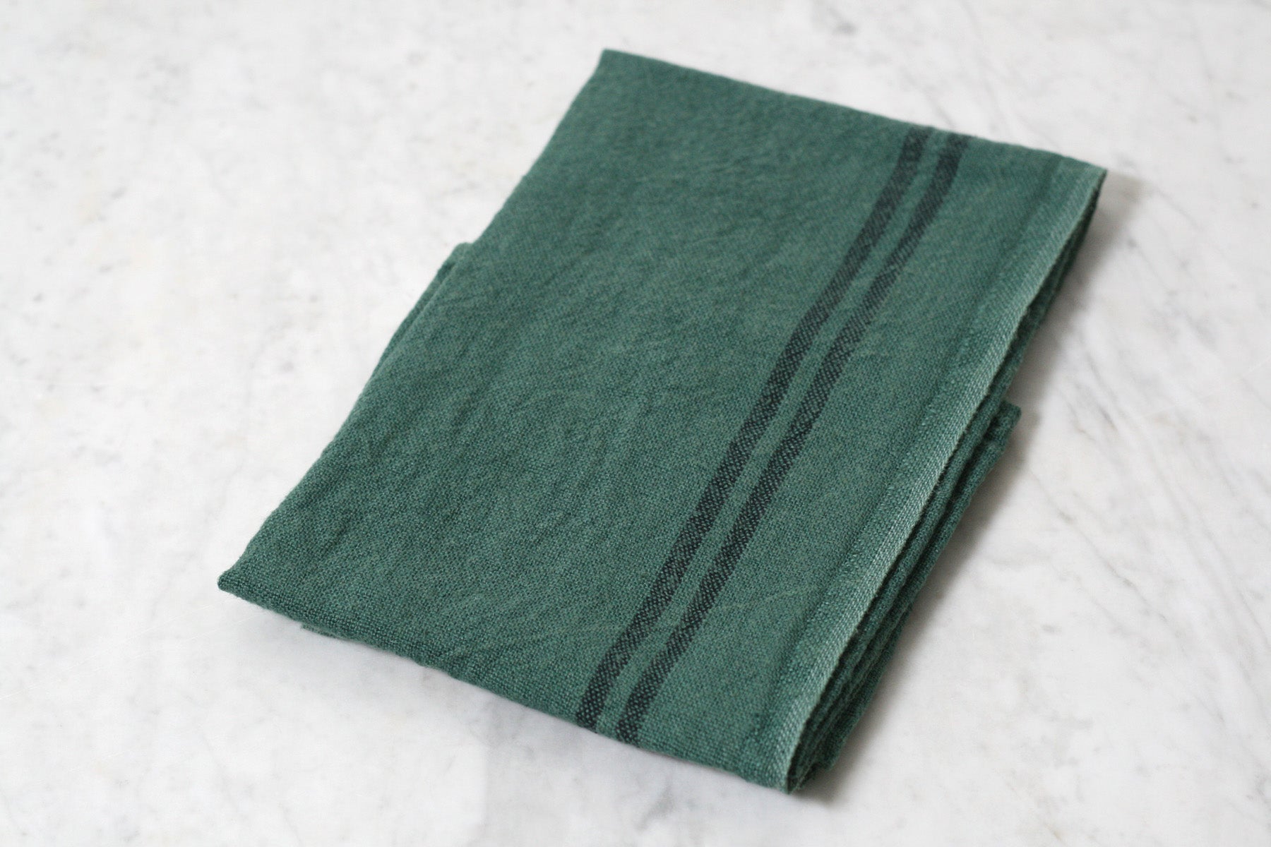 Striped Linen Dish Towel. Made in France