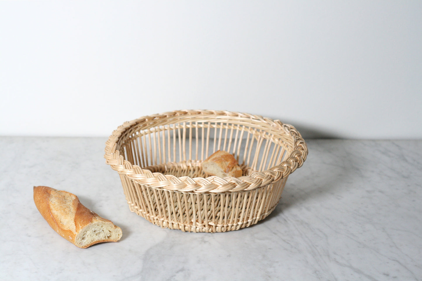 French Wicker Bread Basket