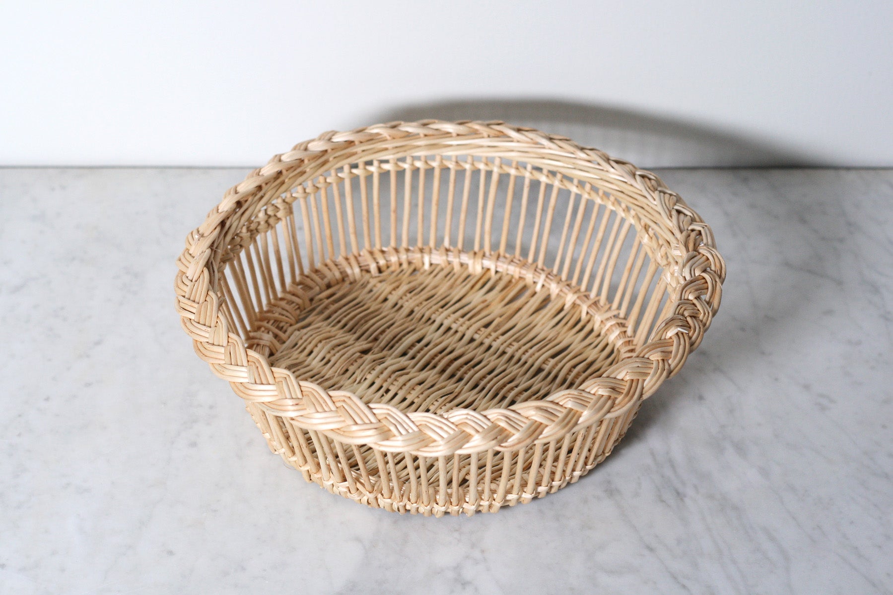 French Wicker Bread Basket