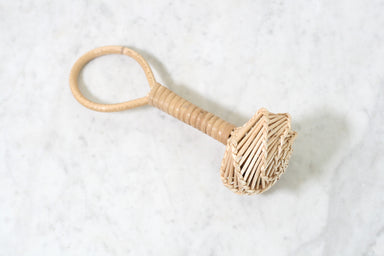 French Wicker Child's Rattle
